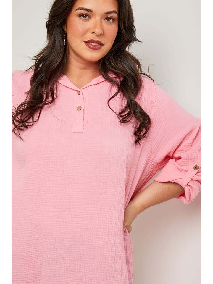 Curvy Lady Tunika in Rosa günstig kaufen