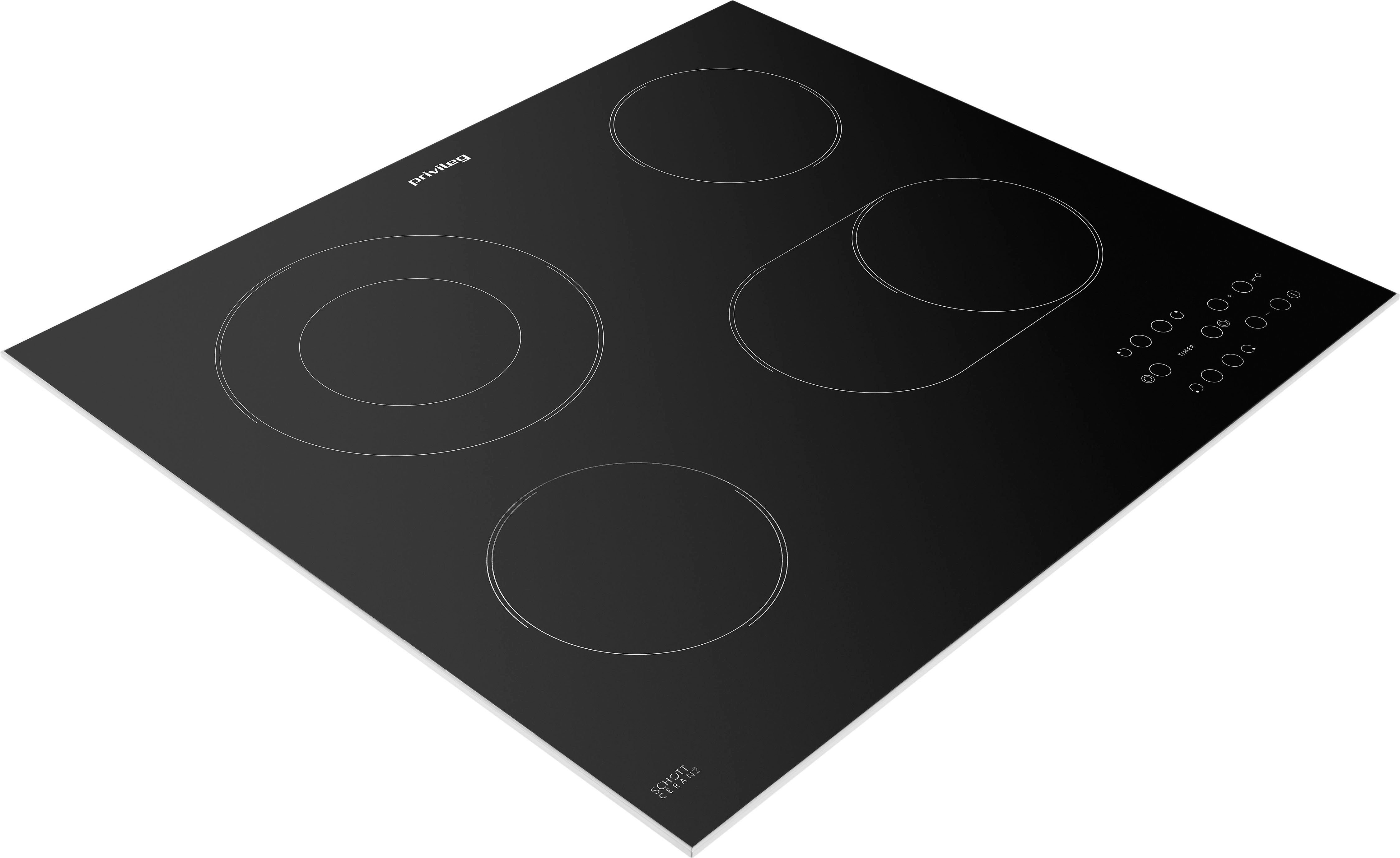 Privileg Backofen-Set BAKO Turn&Cook 450 BLACK, mit Teilauszug, Pyrolyse-Selbstreinigung