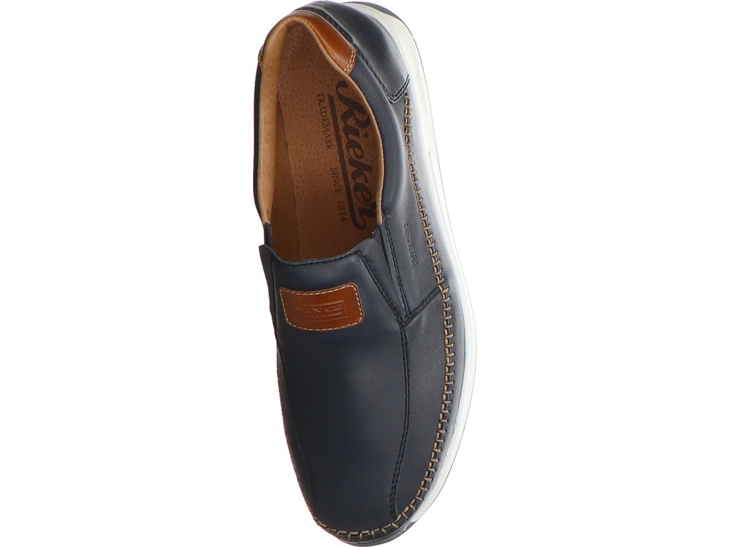 RIEKER Komfort Slipper blau