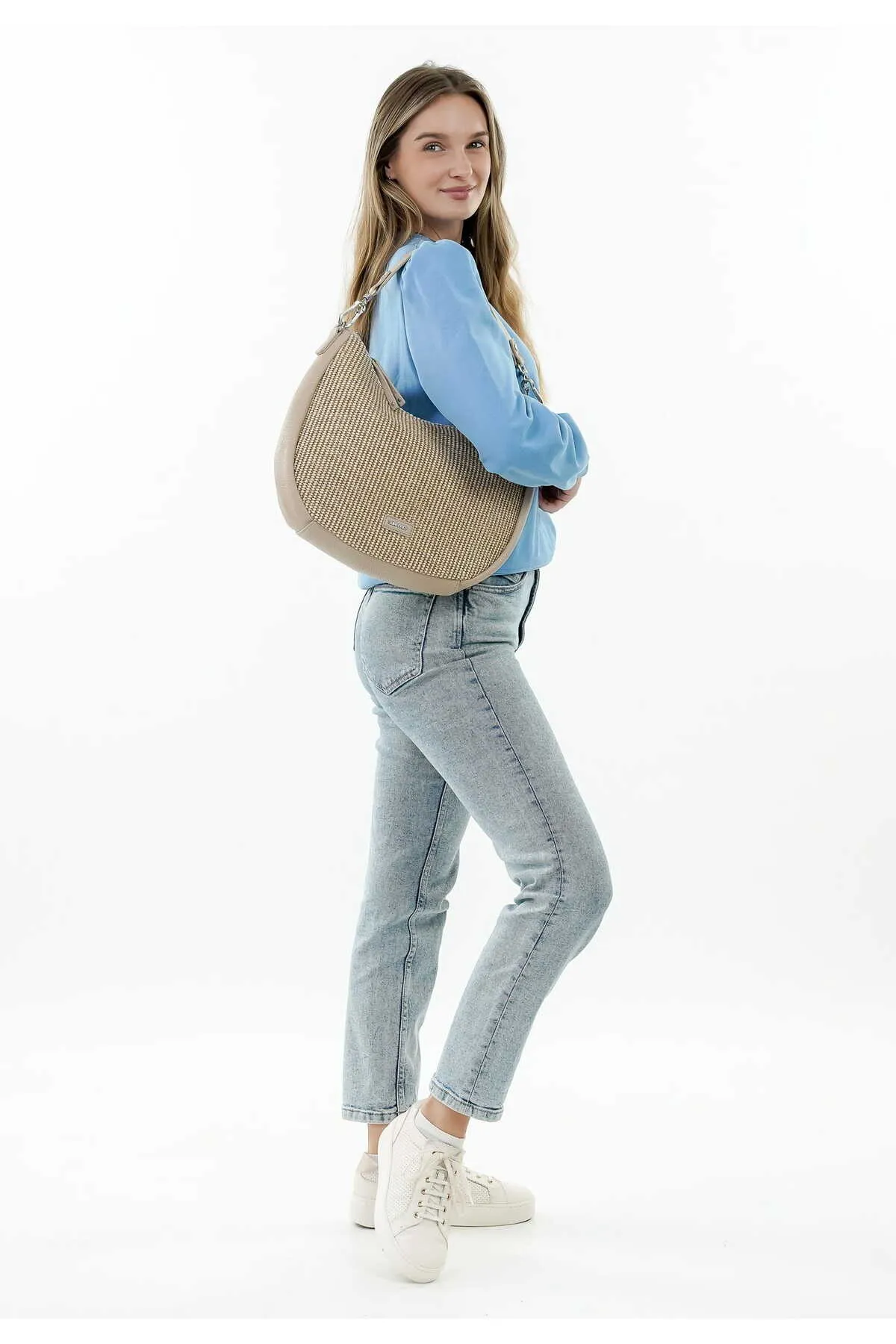 SURI FREY  Handtasche - Beige - Strukturiert