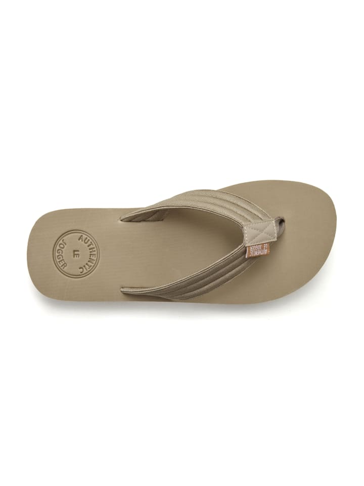 AUTHENTIC LE JOGGER Zehentrenner in beige günstig kaufen
