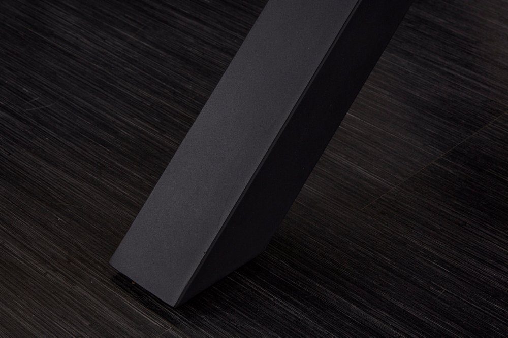 riess-ambiente Esstisch ETERNITY 180-225cm grau / schwarz (Einzelartikel, 1-St), Keramik · Metall · ausziehbar · Beton-Optik · Industrial Design