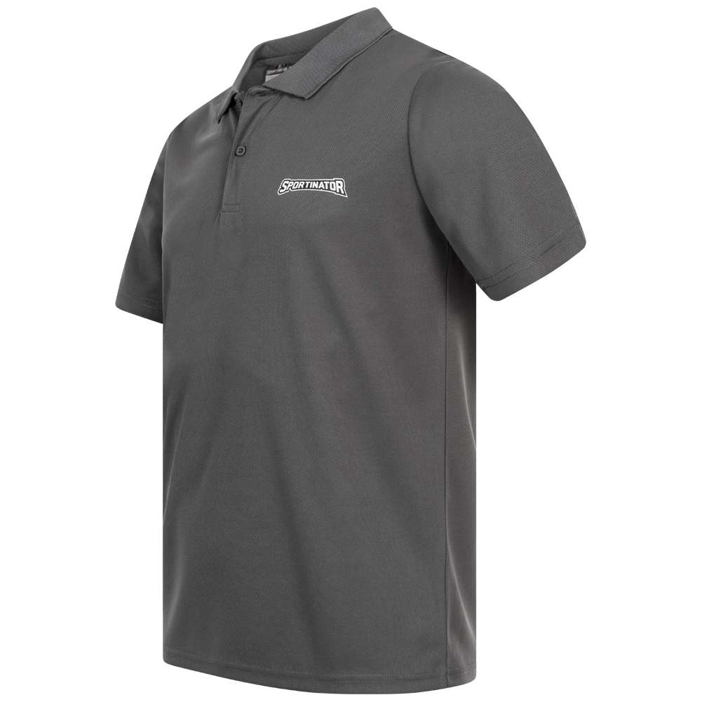 SPORTINATOR Essentials Herren Training Polo-Shirt grau