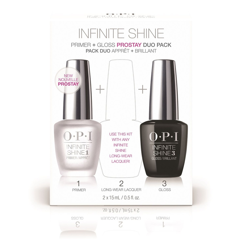 O.P.I IS - Duo Pack Base et Top Coat Duo Pack Base et Top Coat longue durée