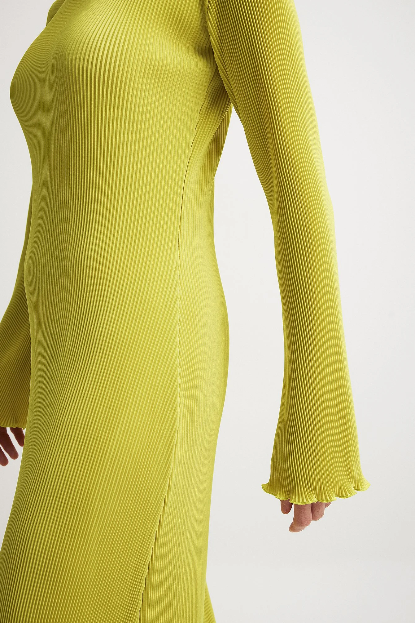 Midikleid mit Falten