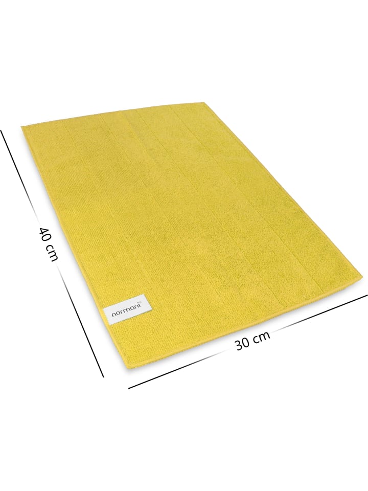 normani 12 Stück Mikrofasertuch Reinigungstuch für Küche und Bad in Blau/Rot/Gelb günstig kaufen 30 x 40 cm