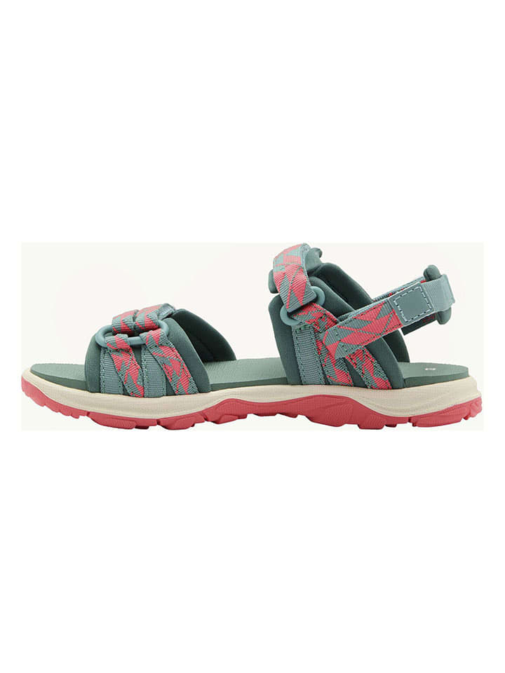 Jack Wolfskin Sandalen in Dunkelgrün/Pink günstig kaufen