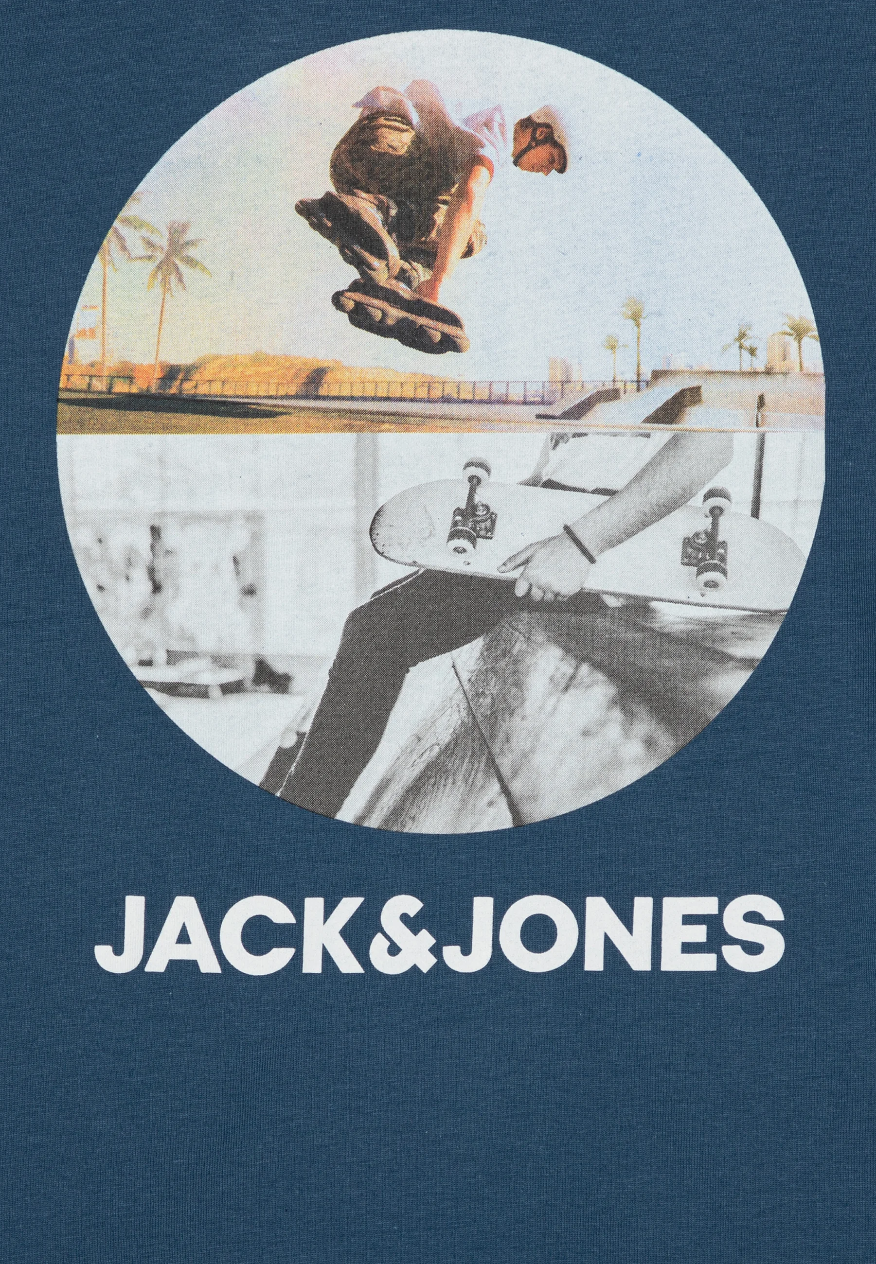 Jack & Jones Junior JJNAVIN TEE CREW NECK - Camiseta con estampado
