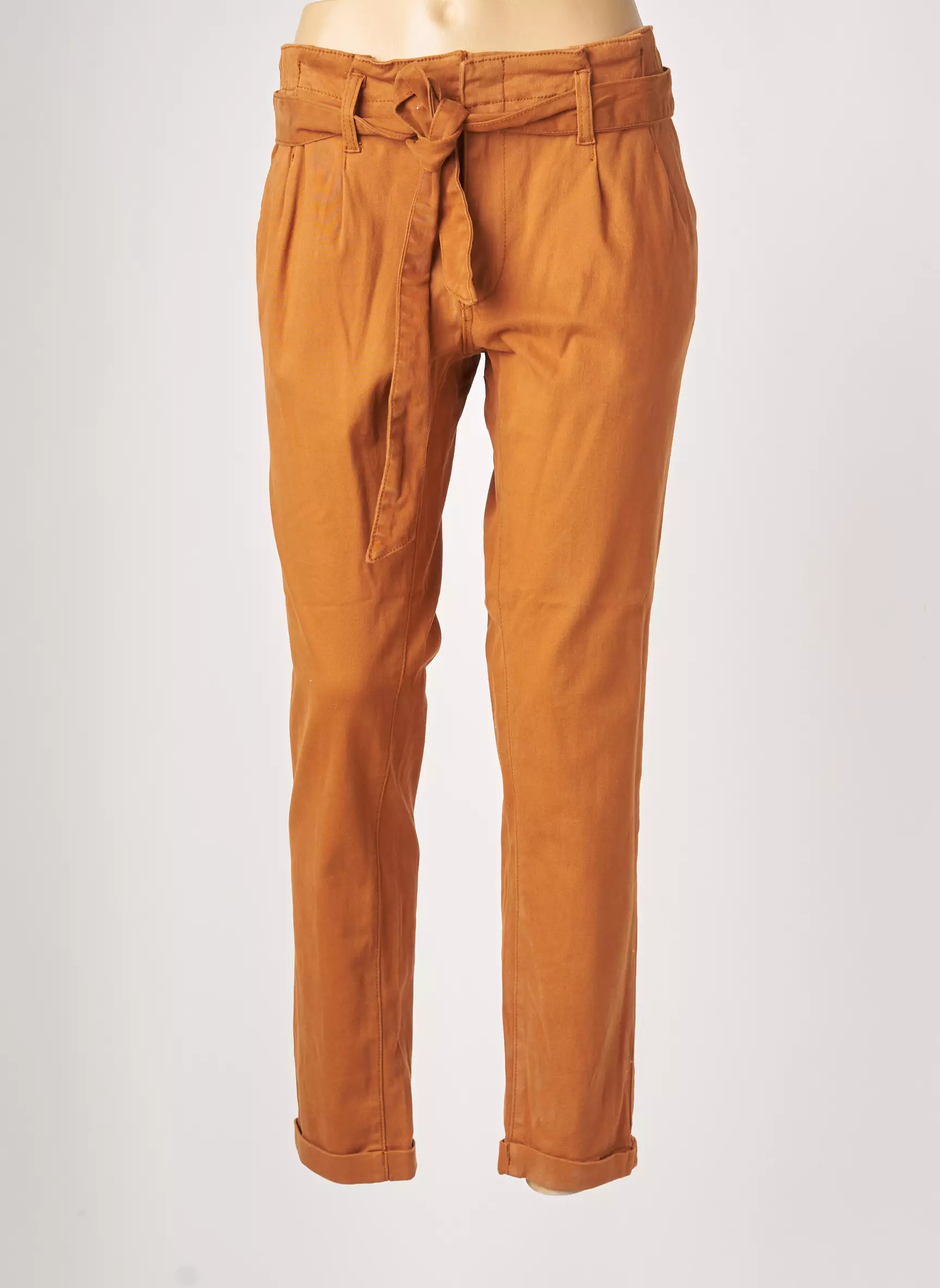 La Fiancee Du Mekong Pantalons Chino Femme couleur marron