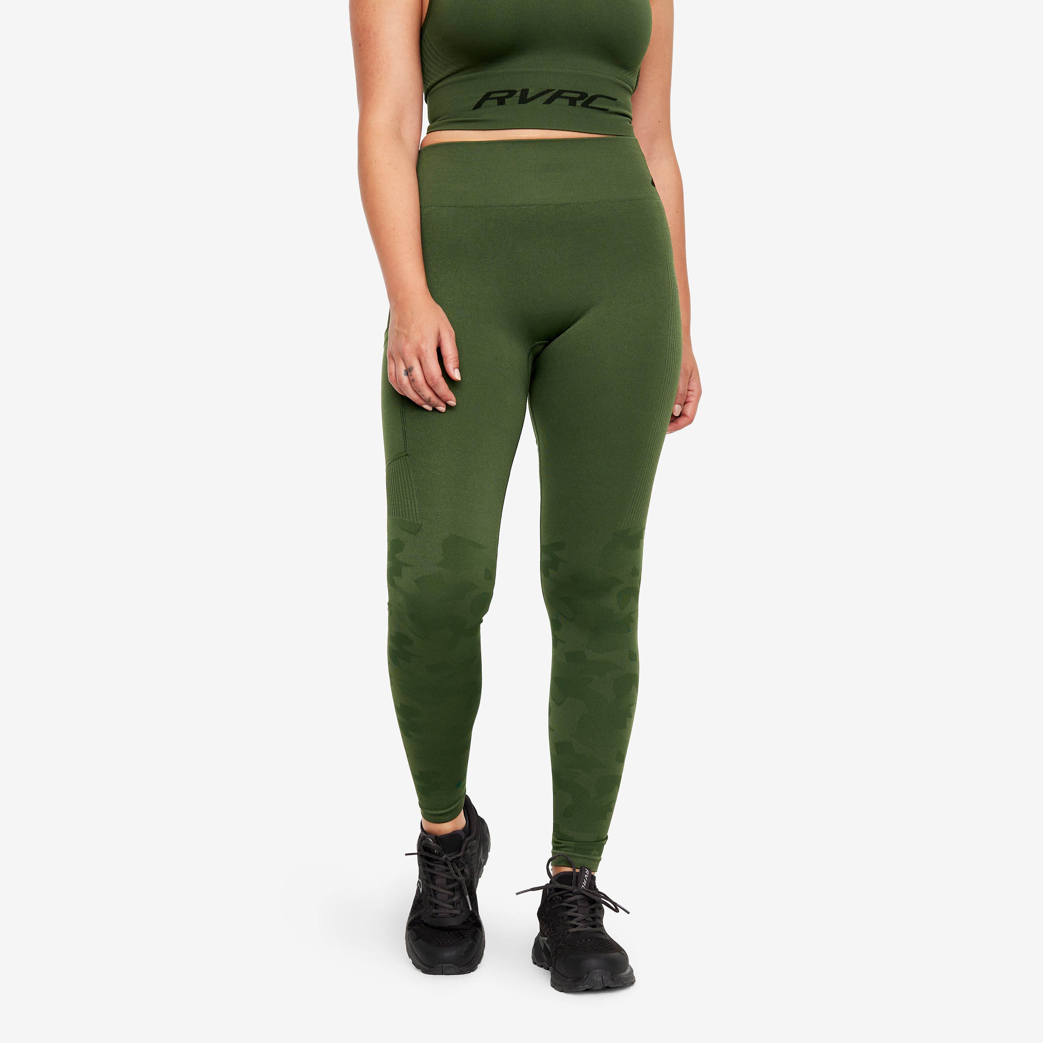 Descent Seamless Tights Femme Green
