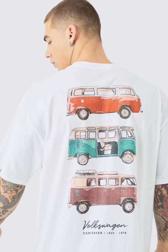 Oversize T-Shirt mit lizenziertem Volkswagen-Print