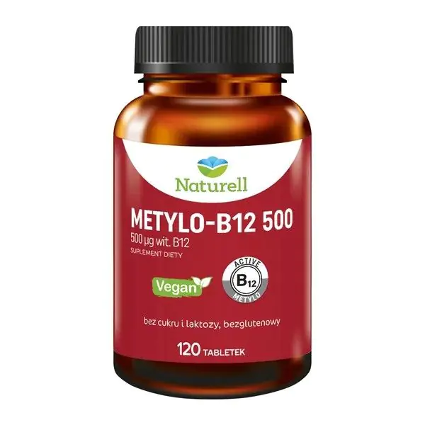 Naturell metil-B12 500 120 tablečių