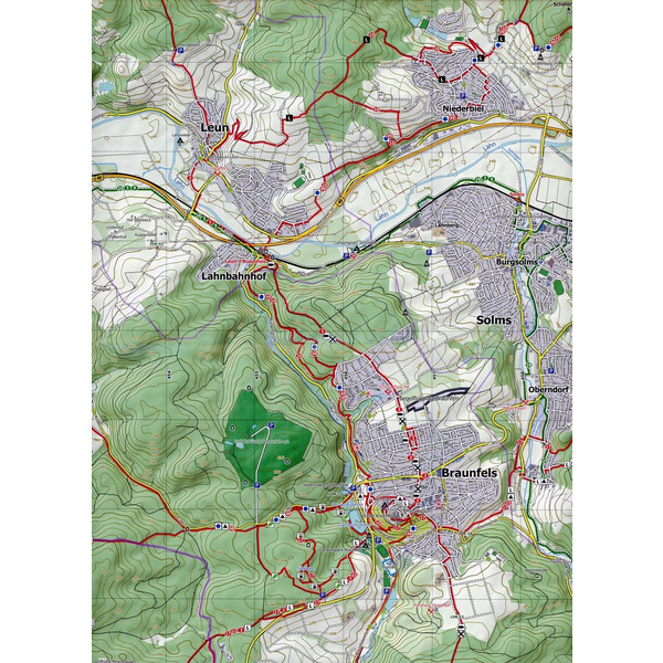 WEILBURG - LAHNTAL 1 : 25 000, BLATT 45- - Wanderkarte