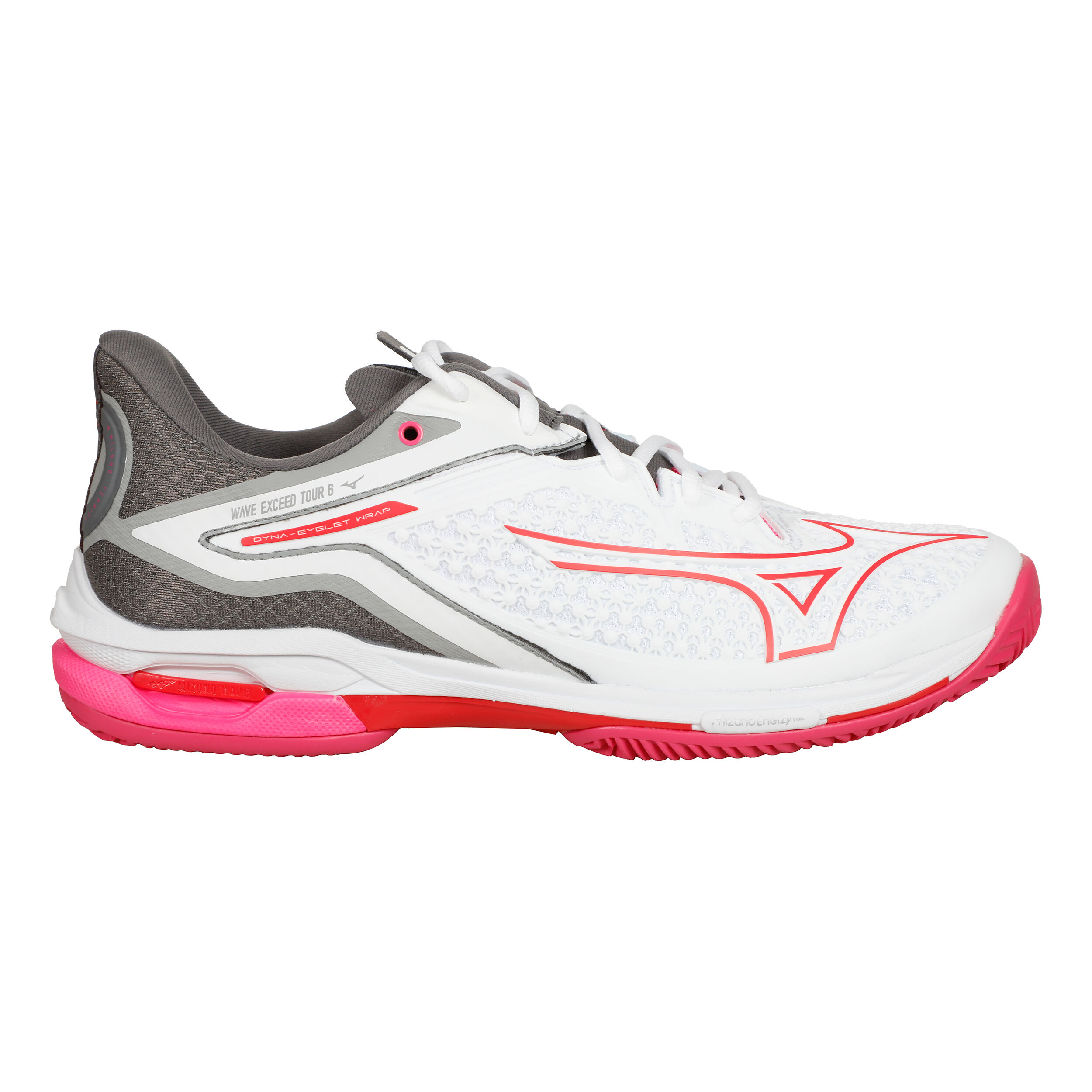 Wave Exceed Tour 6 Sandplatzschuh Damen - Weiß, Grau