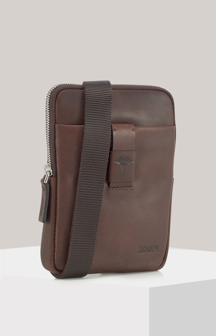 Schultertasche Loreto Rafael in Dunkelbraun