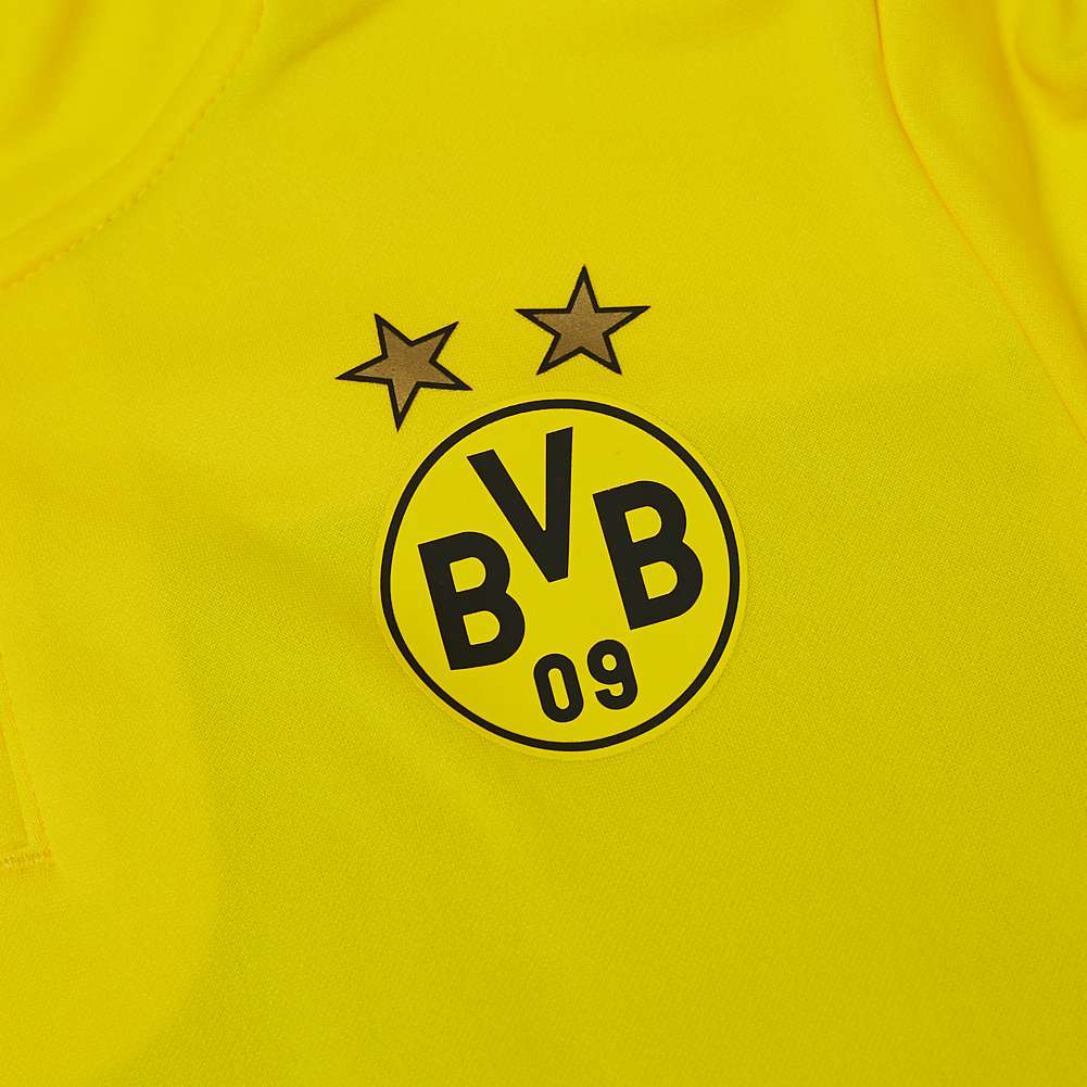 Borussia Dortmund BVB PUMA Prematch 1/4 Zip Kinder Sweatshirt 765022-01