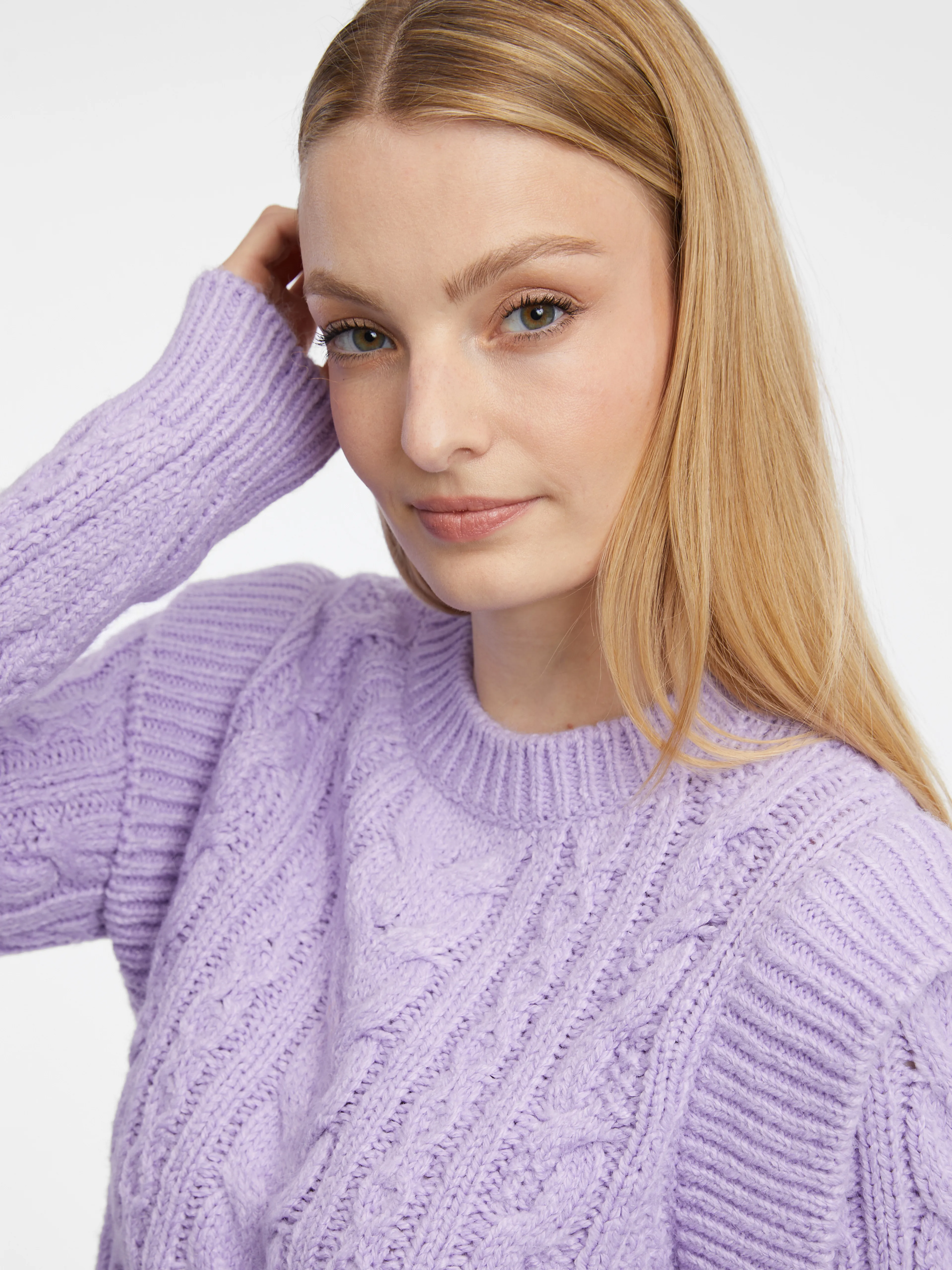 Hellvioletter Damen-Pullover ORSAY