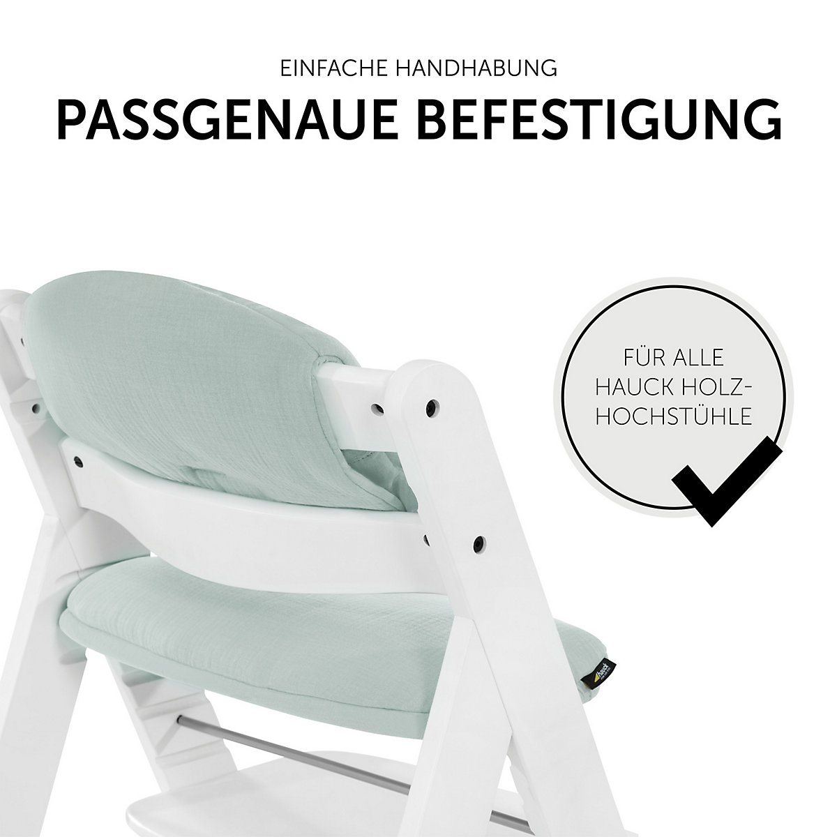 Sitzauflage Alpha Highchair Pad Select, Musselin Mint