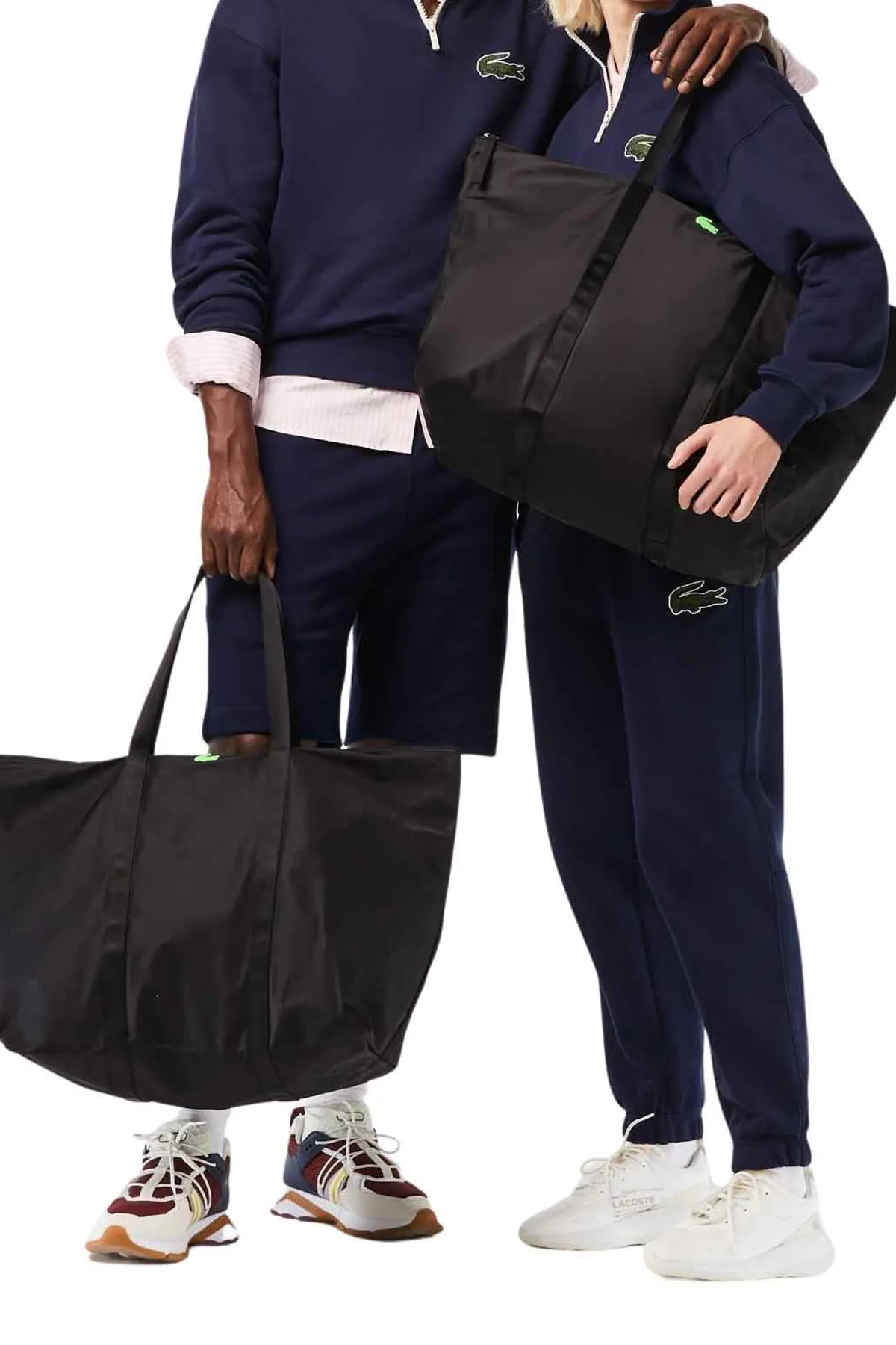 Lacoste  NOIR VERT FLUO Umhängetasche für Damen/Mädchen