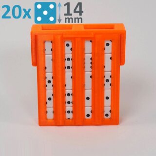 Dice Pro Keeper - 14mm (Neon-Orange)