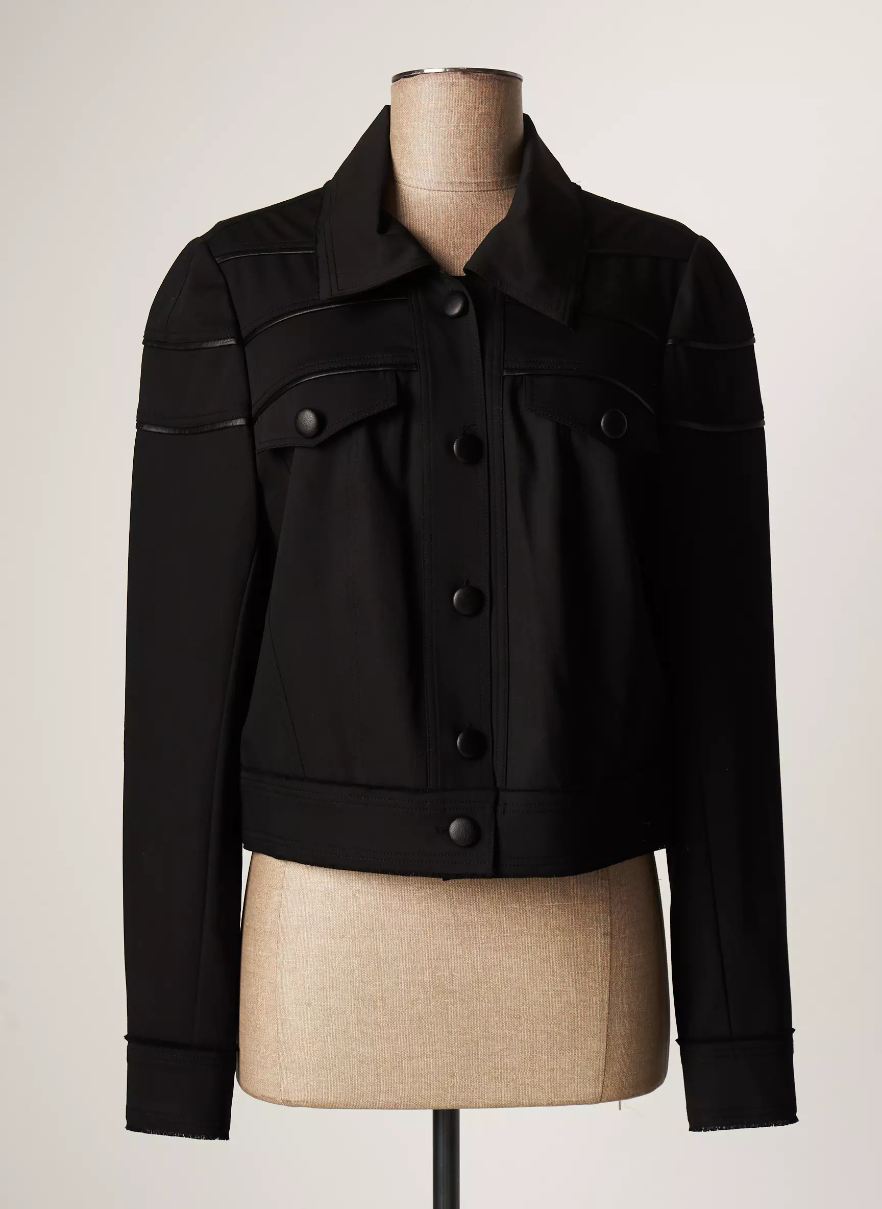 Lauren Vidal Vestecasual Femme couleur noir