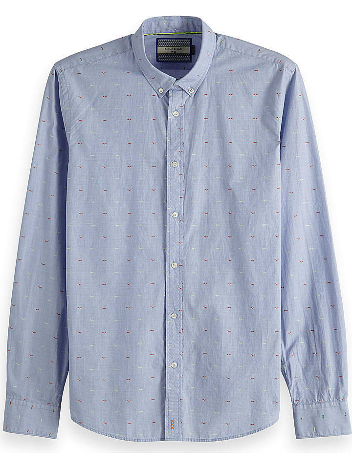 Scotch & Soda Hemd - Regular fit - in Hellblau günstig kaufen XL