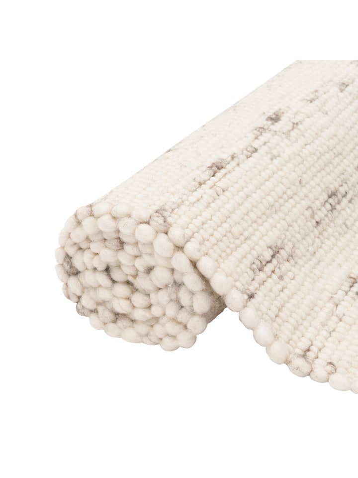 Pergamon Natur Teppich Wolle Alaska Meliert in Grijs günstig kaufen