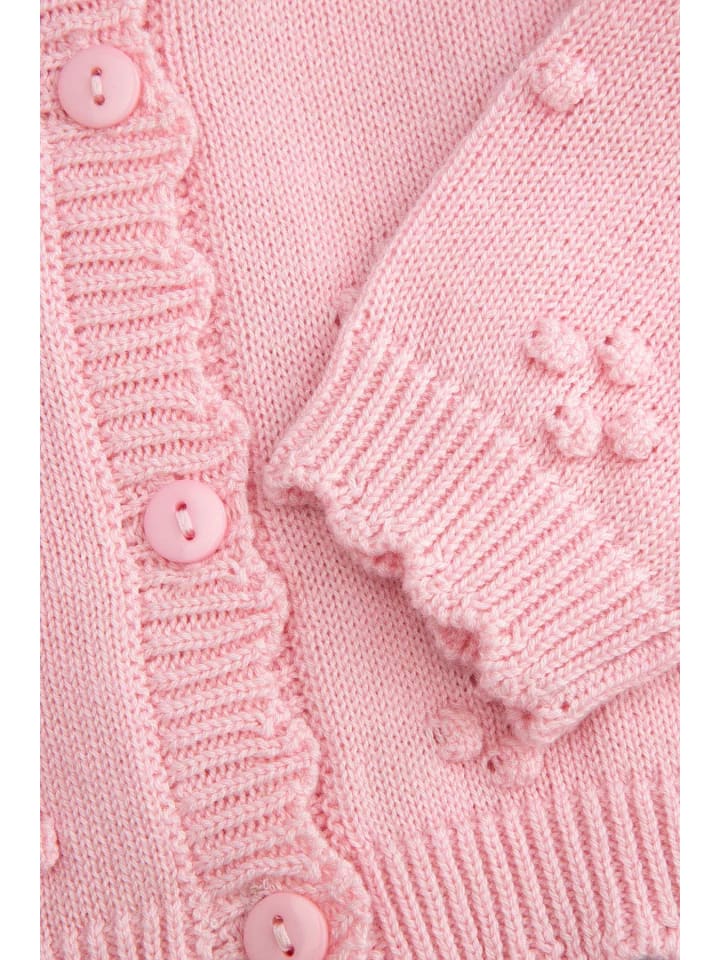 Coccodrillo Strickjacke in gedämpftes Rosa günstig kaufen
