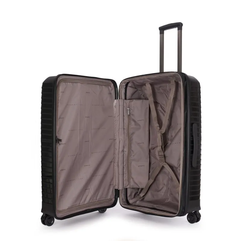 Stratic Bright + Koffer L (erweiterbar) - Black
