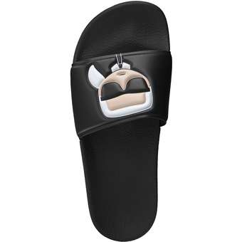 Karl Lagerfeld Bade Pantolette in schwarz