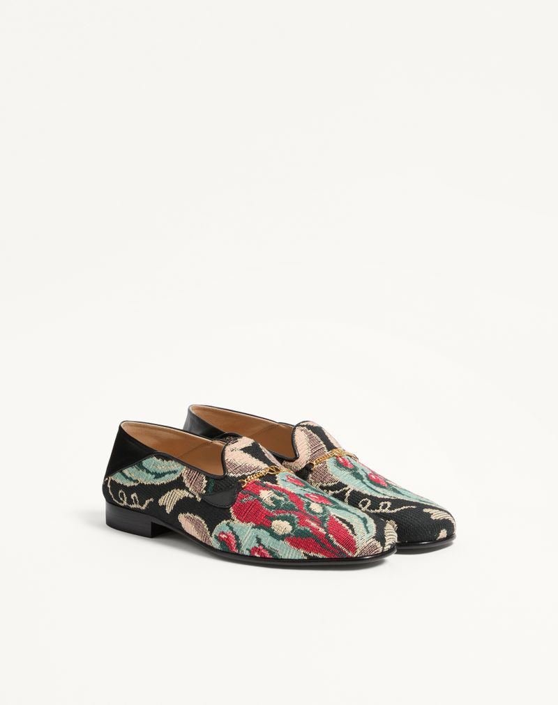 Mocassim Jiggie em Tecido Gobelin