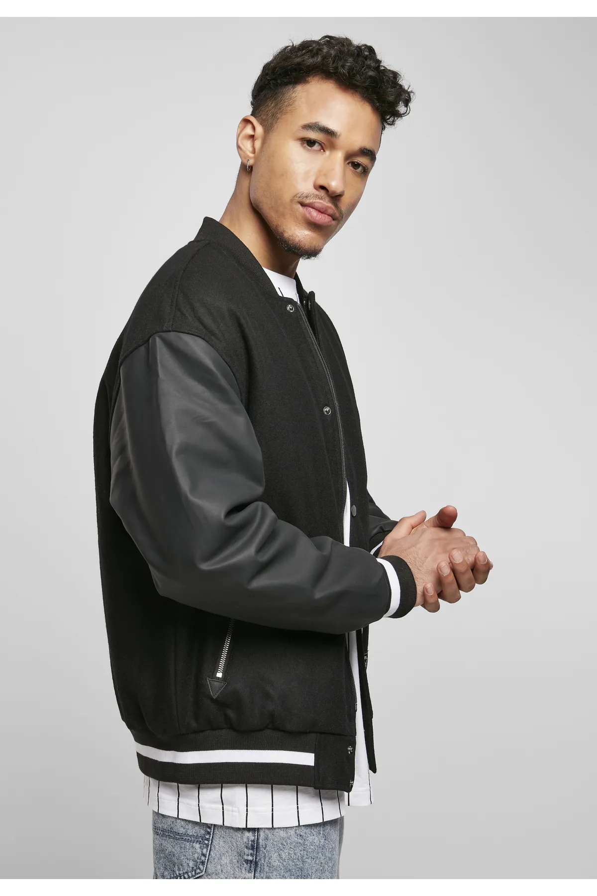 Starter  Jacke - Schwarz - Regular Fit