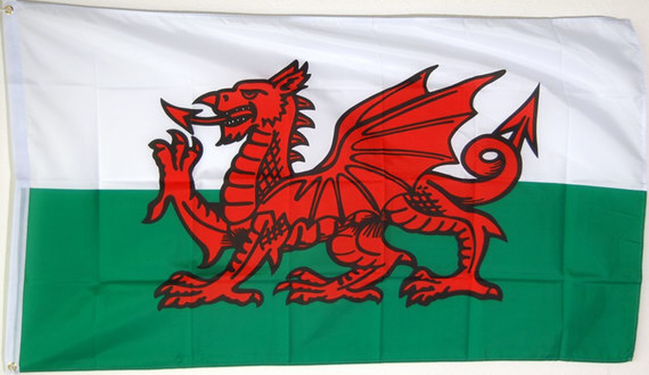 trends4cents XXL Flagge Wales 250 x 150 cm