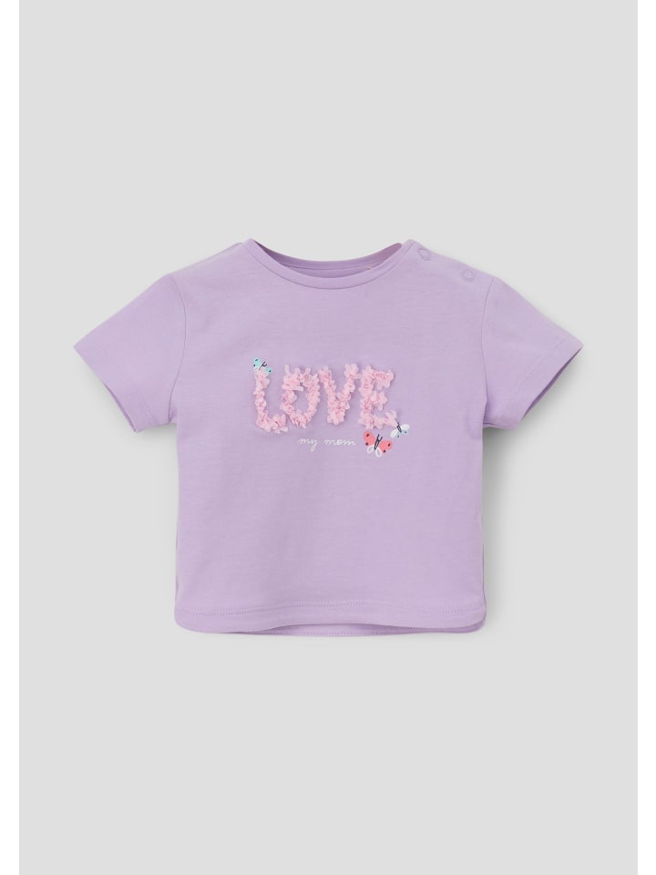 s.Oliver T-Shirt kurzarm in Lila günstig kaufen