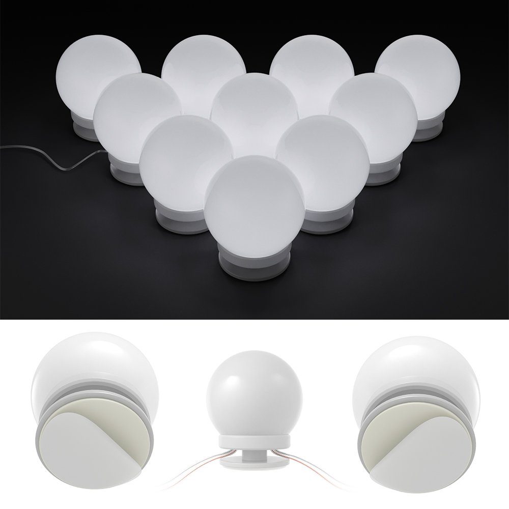 Y&D Premium Line Lichterkette LED-Beleuchtung FÜR Schminktisch Frisiertisch Lichter für Make-Up