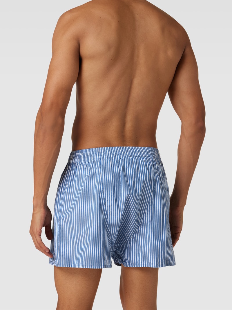 Boxershorts aus Baumwolle im 3er-Pack in royalblau