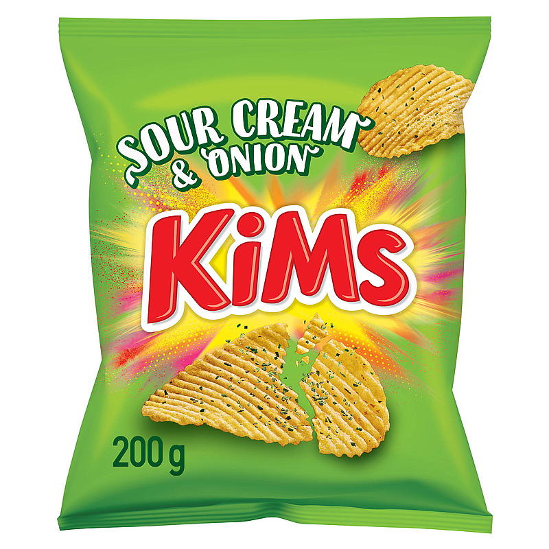 Kims Kims 200 g Sour cream & onion
