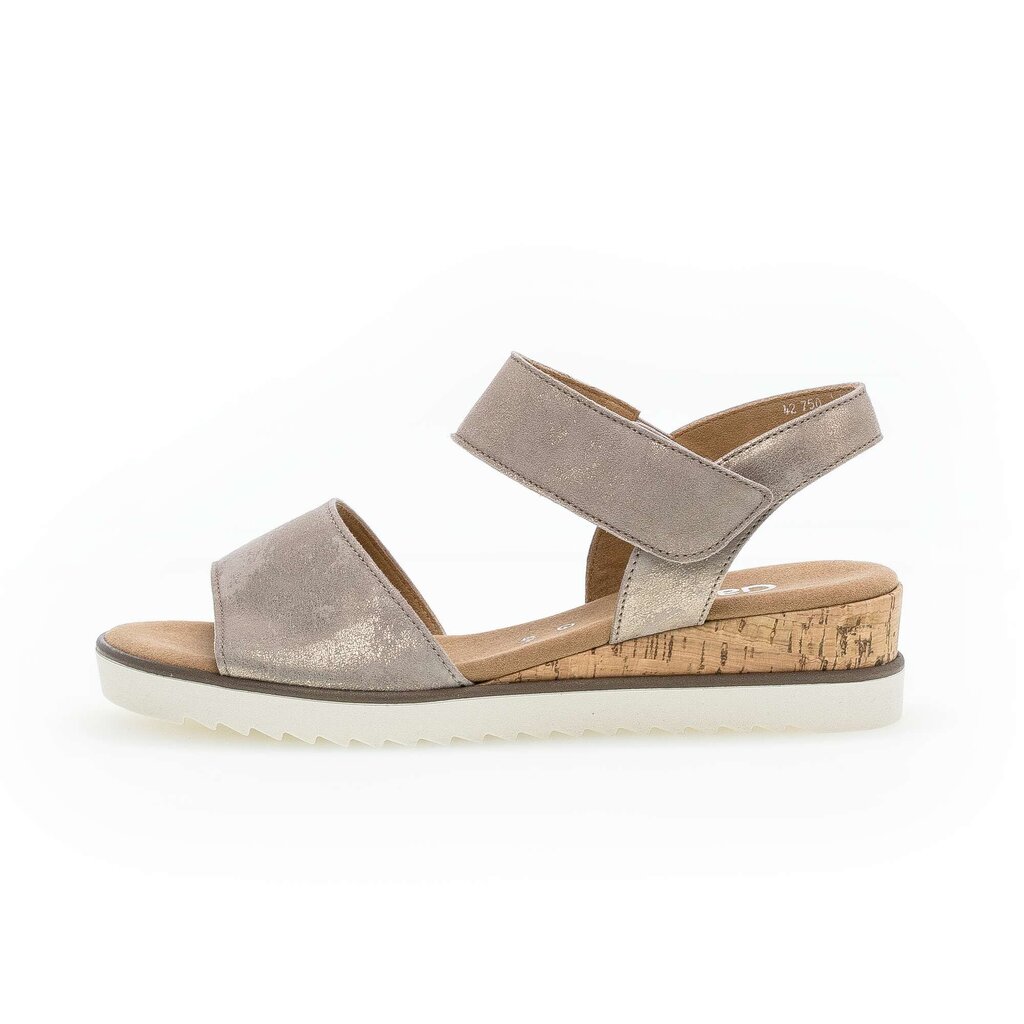 Gabor comfort Keilsandalette beige