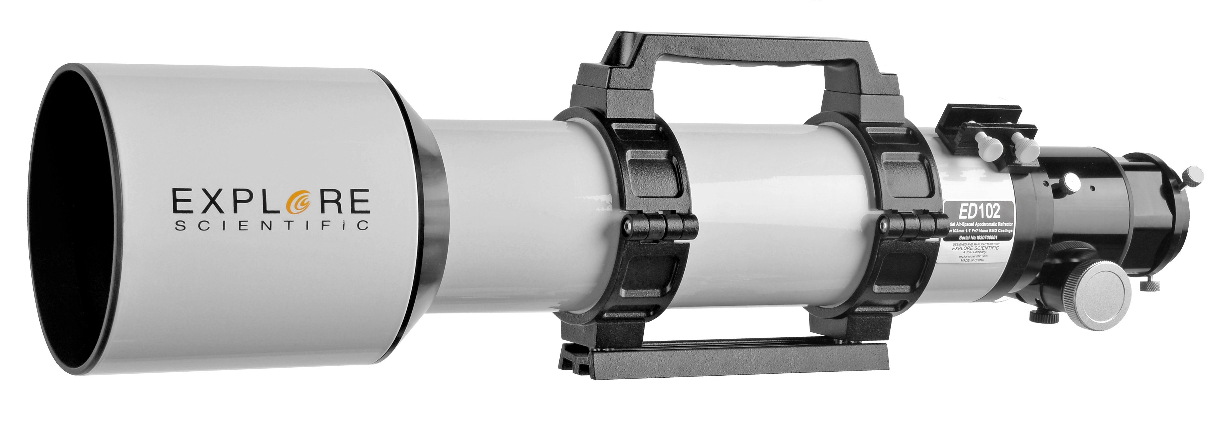 EXPLORE SCIENTIFIC Teleskop ED APO 102mm f/7 Alu FCD-100 Alu HEX