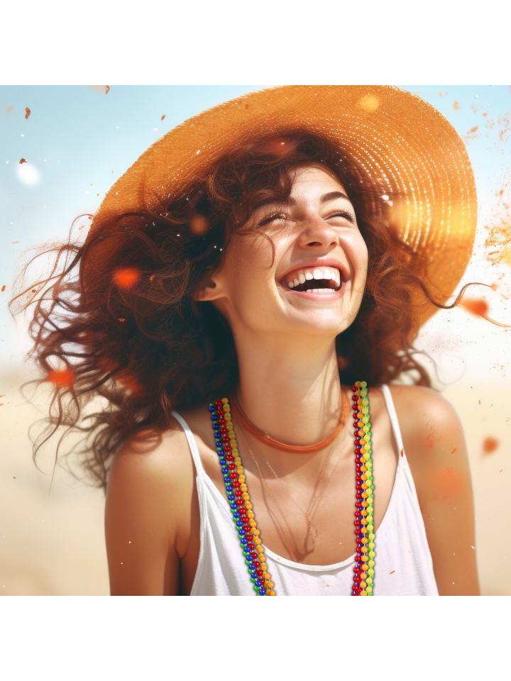relaxdays 30 x Perlenkette in Bunt günstig kaufen onesize