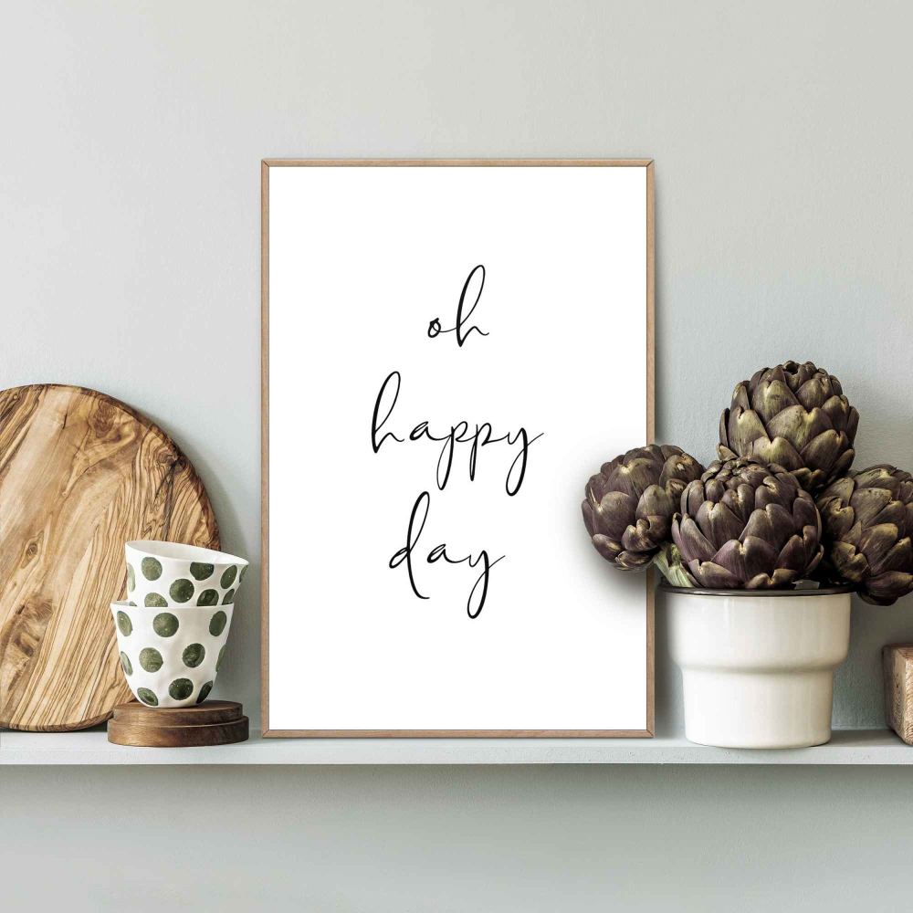 Rahmenbild Oh Happy Day