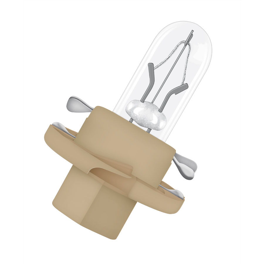 OSRAM Original BX8.4D Glühlampe 12V 1.5W, in Beige, 1 Stück - ATU
