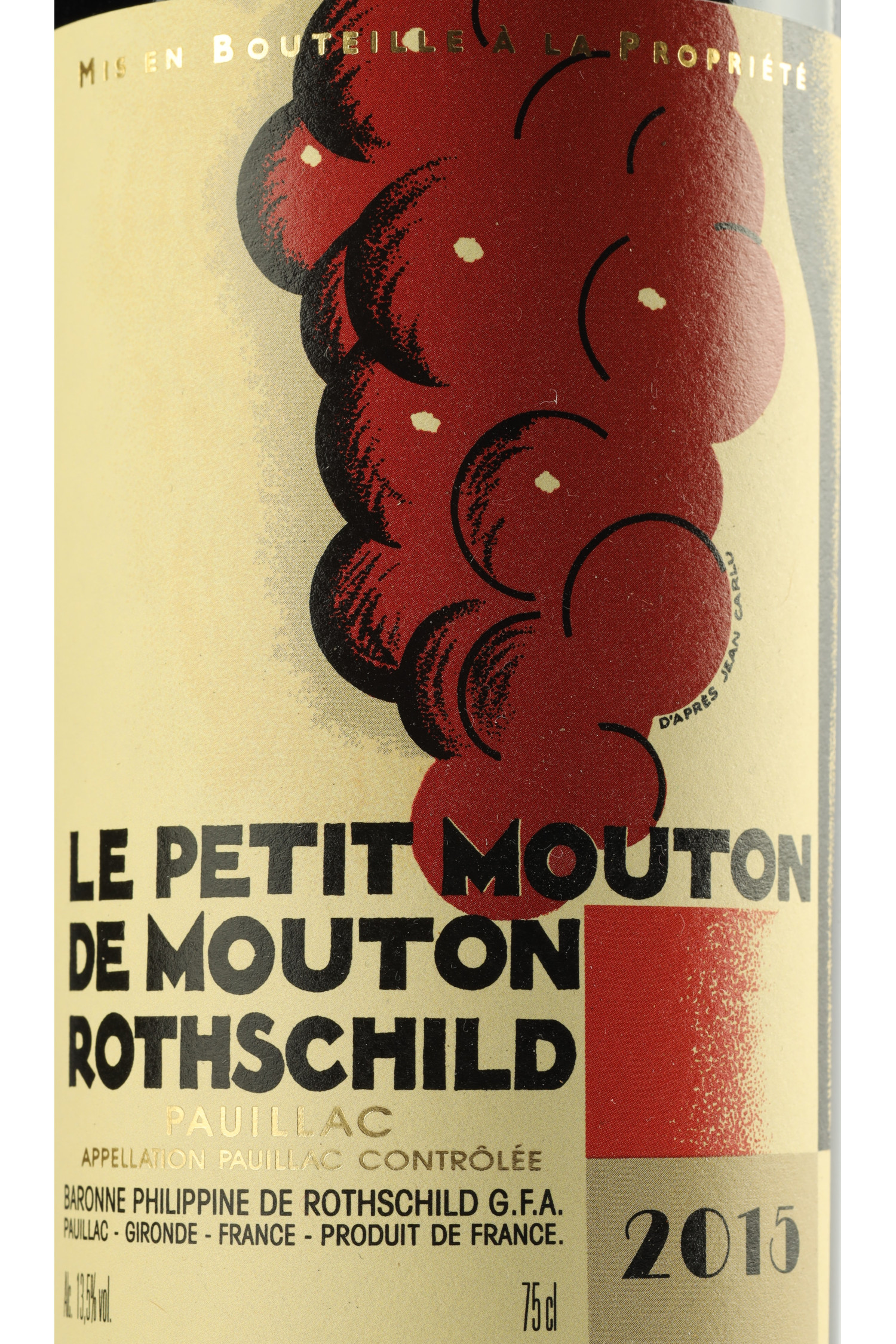 Le Petit Mouton De Mouton Rothschild 2015, Pauillac