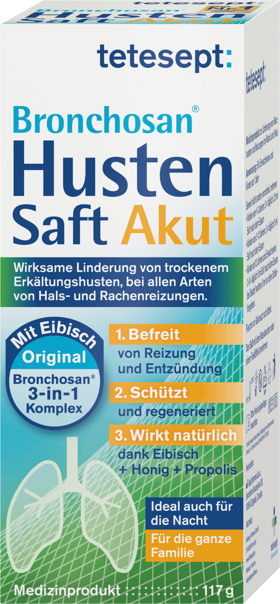 Bronchosan Husten Saft Akut, 117 g