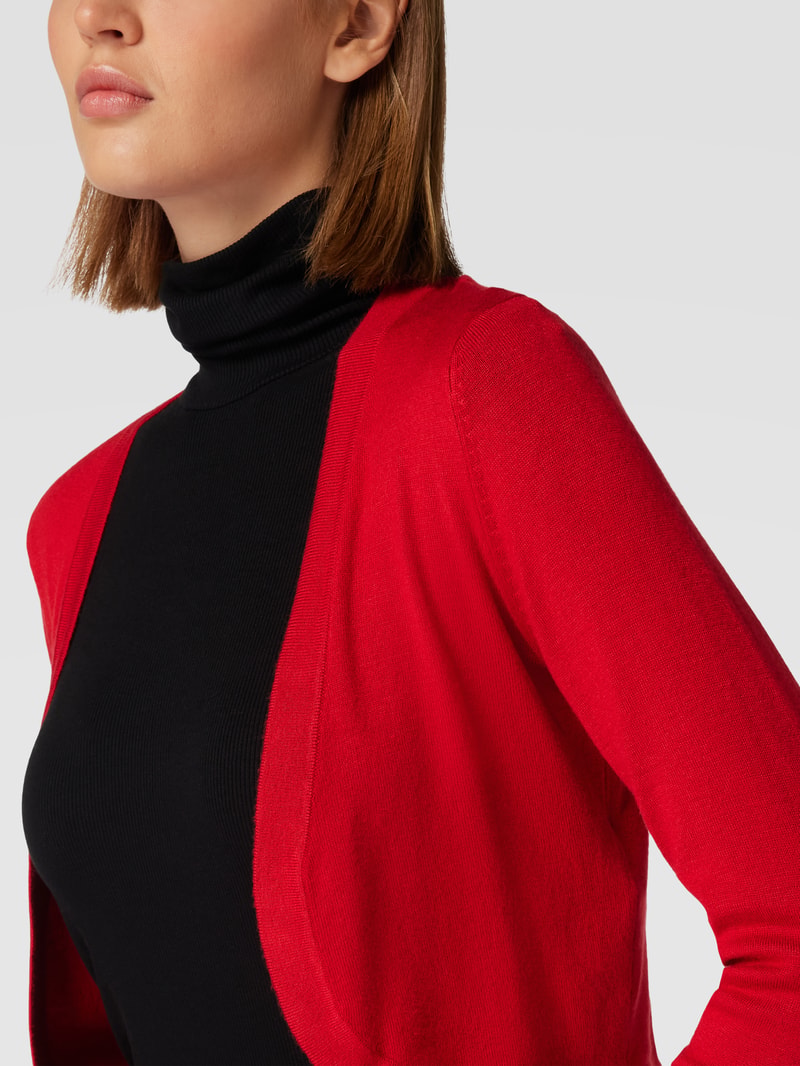 Bolero mit Schalkragen Modell 'ASTRID' in rot