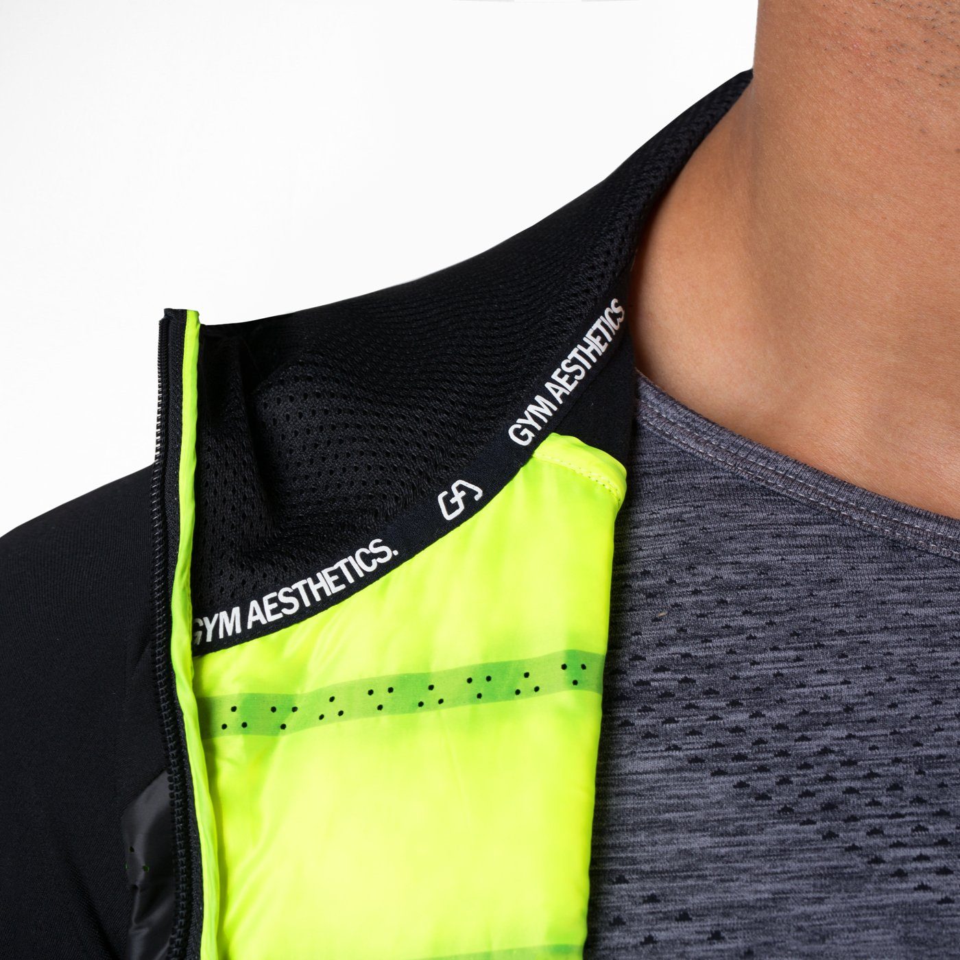 GYM AESTHETICS Funktionsjacke Ultrasonic Laufjacke für Herren Thermo-Managing