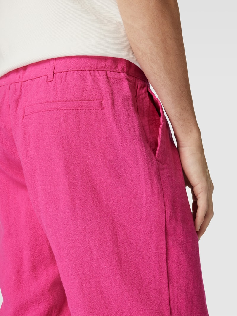 Bermudas mit Gesäßtasche in pink