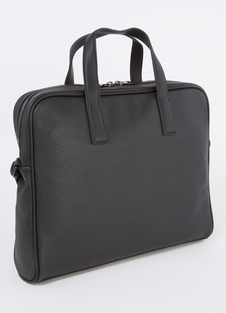 Borsa per laptop HUGO BOSS con scomparto per laptop da 15 pollici e tracolla removibile.