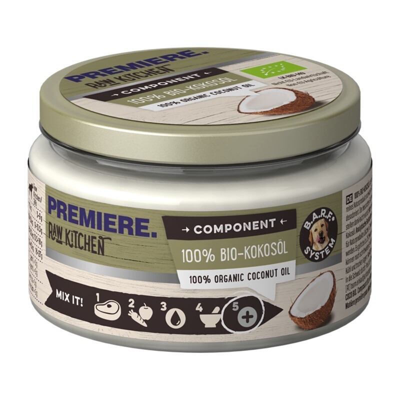PREMIERE Ergänzungsfutter & Aufzucht PREMIERE RAW KITCHEN Kokosöl 220ml