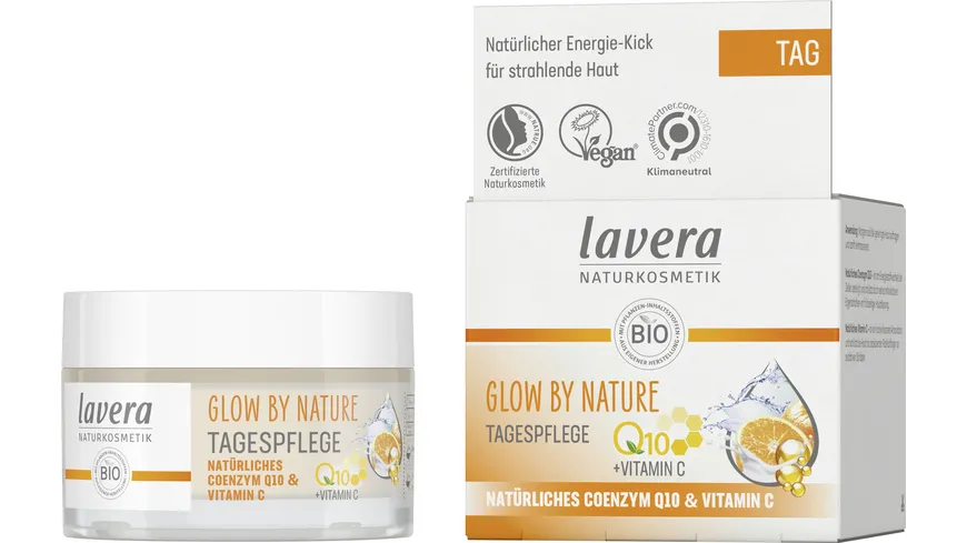 lavera GLOW BY NATURE Tagespflege 50 ml